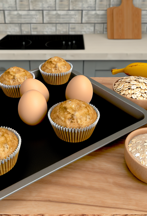 Irresistible 4 Ingredient Banana Muffins You Must Try Today