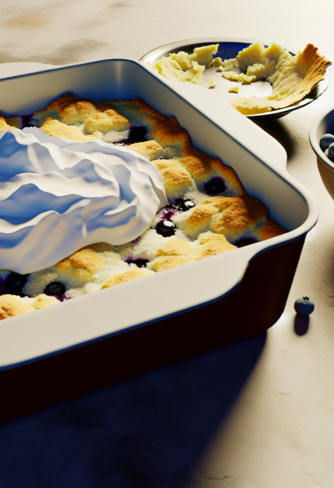 Delicious 4 Ingredient Blueberry Cobbler You Must Try!