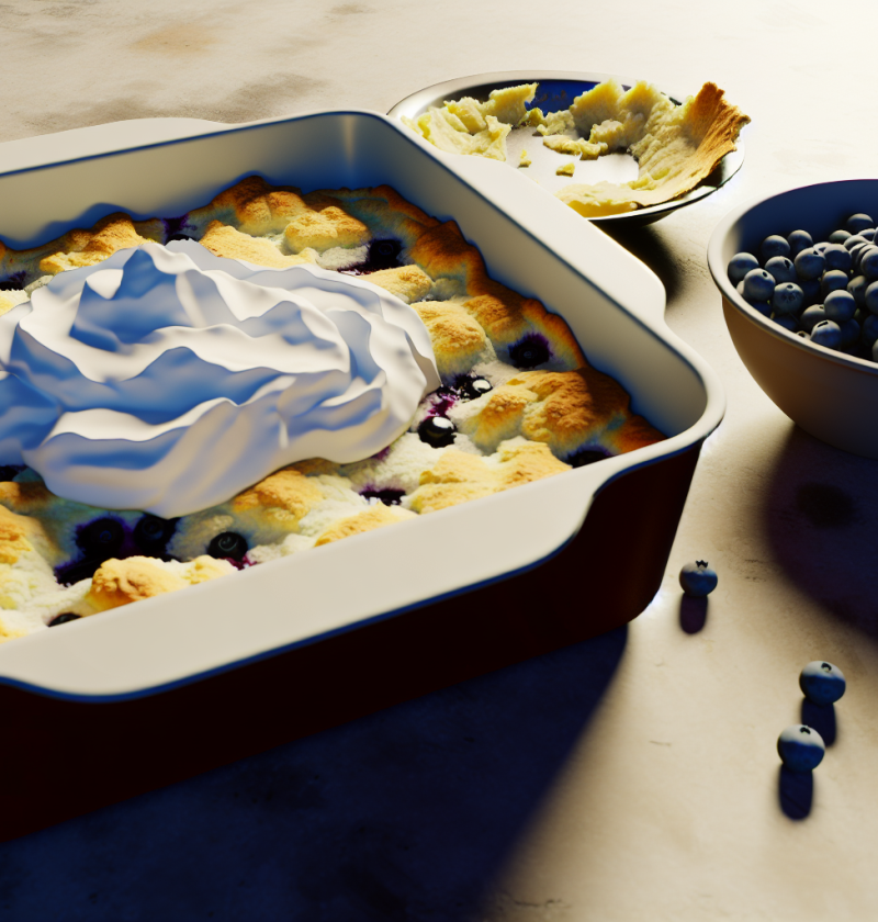 Delicious 4 Ingredient Blueberry Cobbler You Must Try!