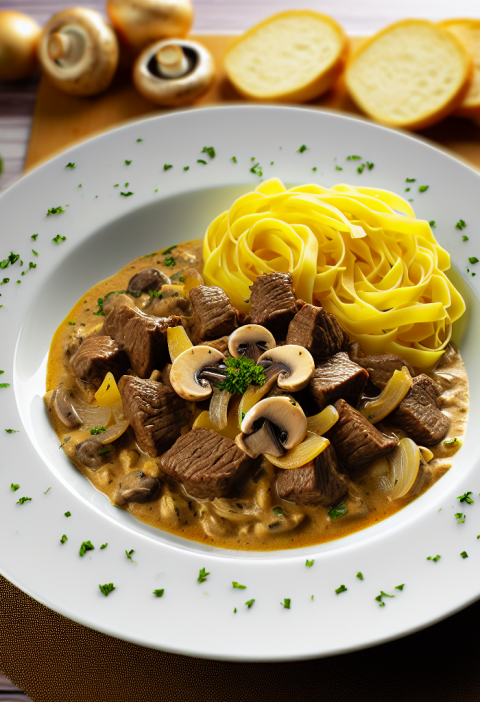 Delicious Beef Stroganoff with Cream of Mushroom Soup