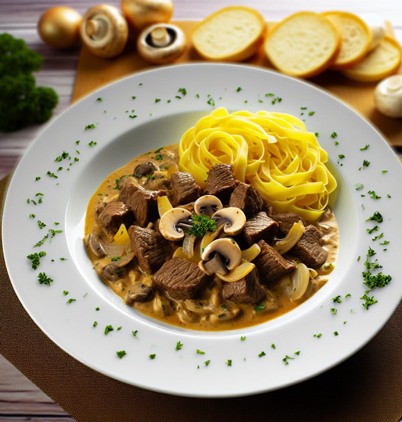 Delicious Beef Stroganoff with Cream of Mushroom Soup