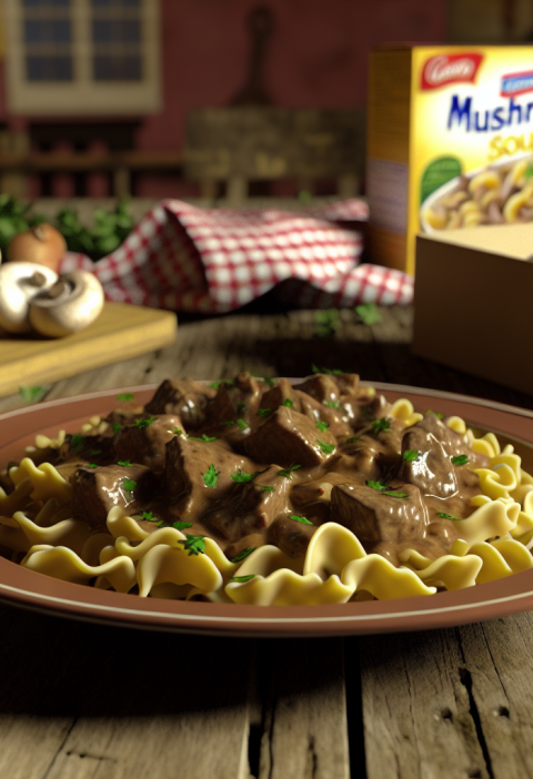 Delicious Beef Stroganoff Recipe with Cream of Mushroom Soup