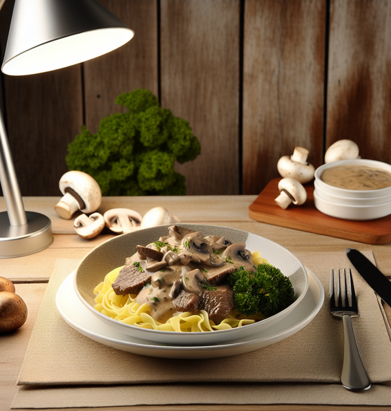 Delicious Beef Stroganoff Recipe with Cream of Mushroom Soup