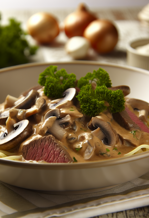 Delicious Beef Stroganoff with Cream of Mushroom Soup