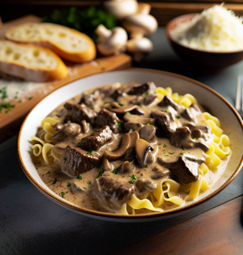 Irresistible Beef Stroganoff with Cream of Mushroom and Sour Cream