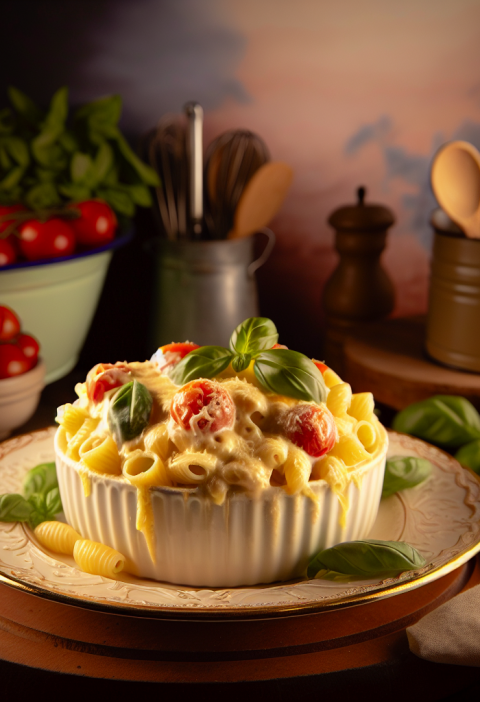 Indulge in Cheesecake Tomato Basil Pasta Delight