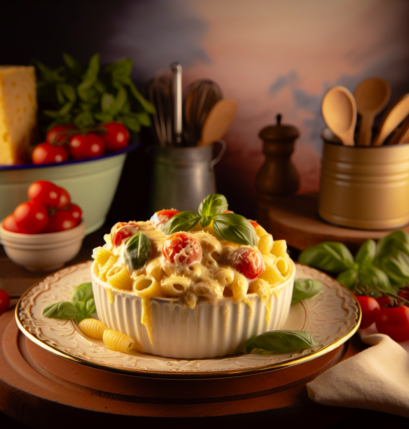 Indulge in Cheesecake Tomato Basil Pasta Delight