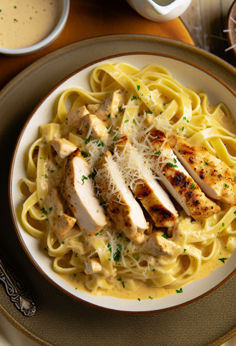 Quick and Easy Chicken Alfredo Recipe with Jar Sauce