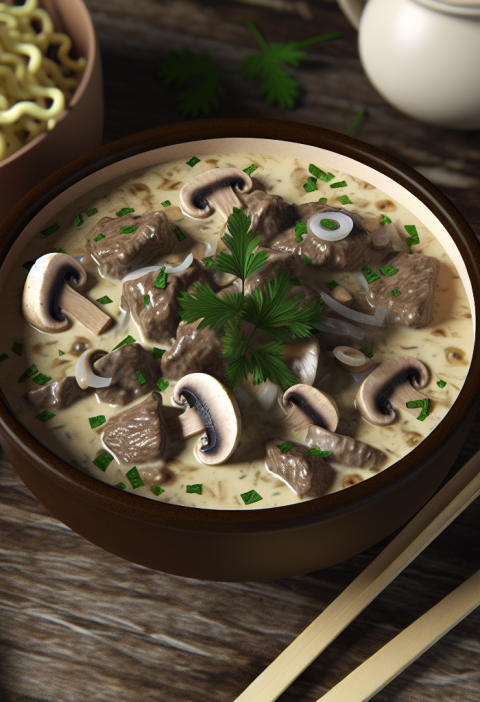 Cream of Mushroom Soup Beef Stroganoff You Can't Resist