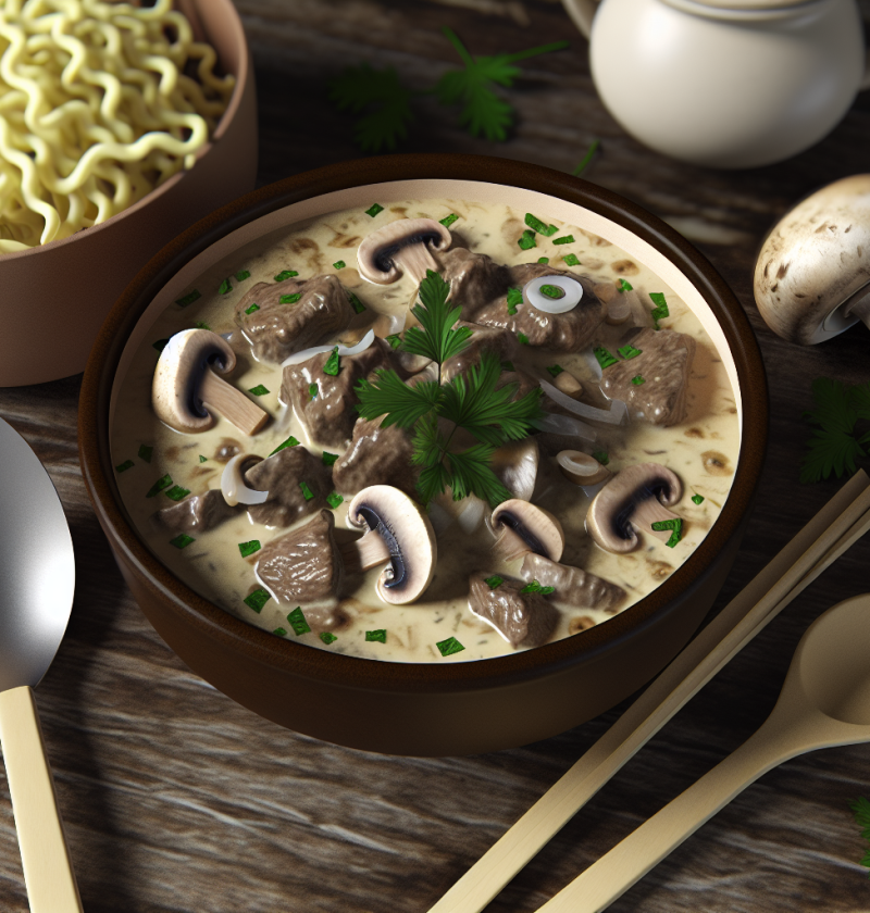 Cream of Mushroom Soup Beef Stroganoff You Can't Resist