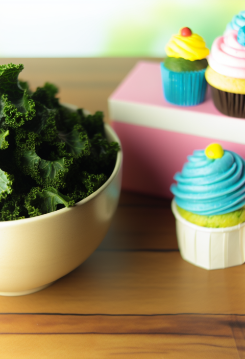 Delicious Cupcakes and Kale Chips for Healthy Treats