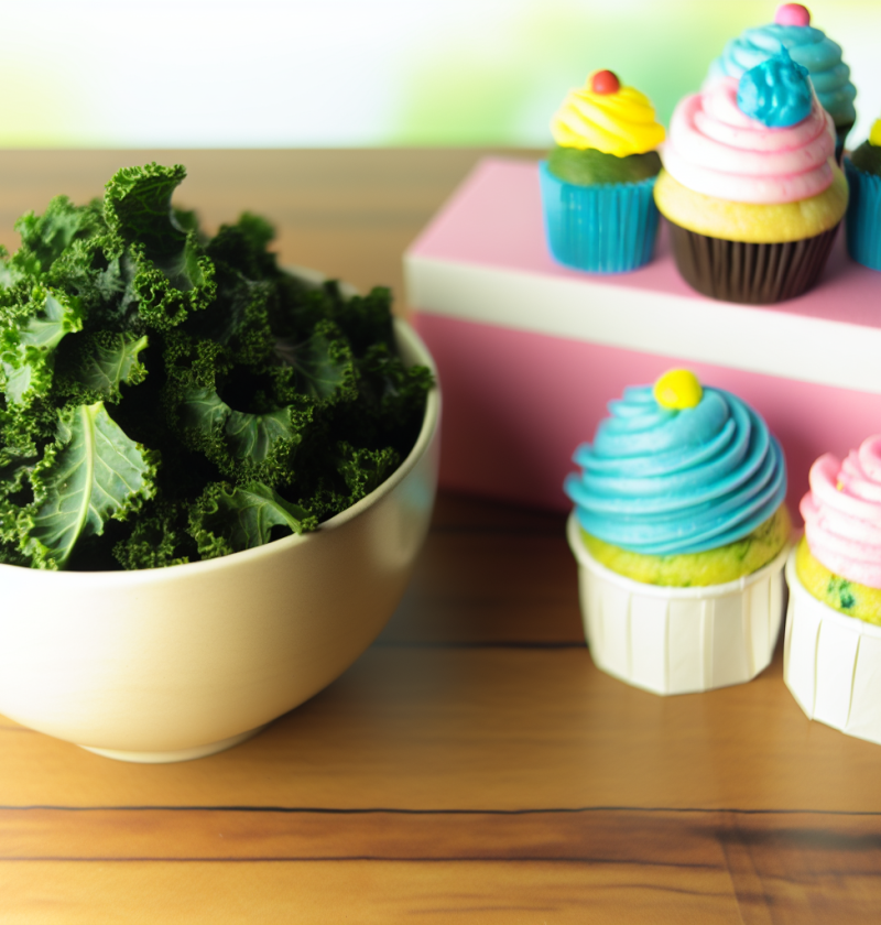 Delicious Cupcakes and Kale Chips for Healthy Treats