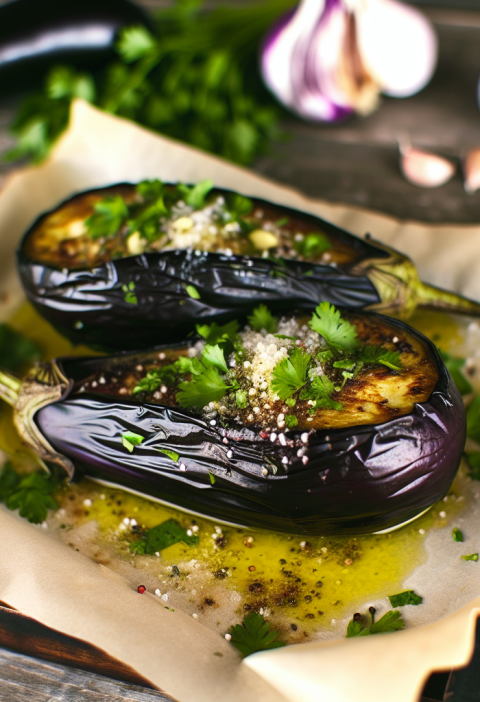 Perfectly Roasted Whole Eggplant in Oven – Easy Guide