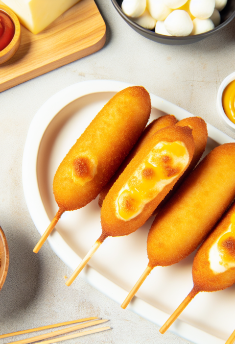 Irresistible Korean Corn Dog Cheese Pull Recipe You Must Try