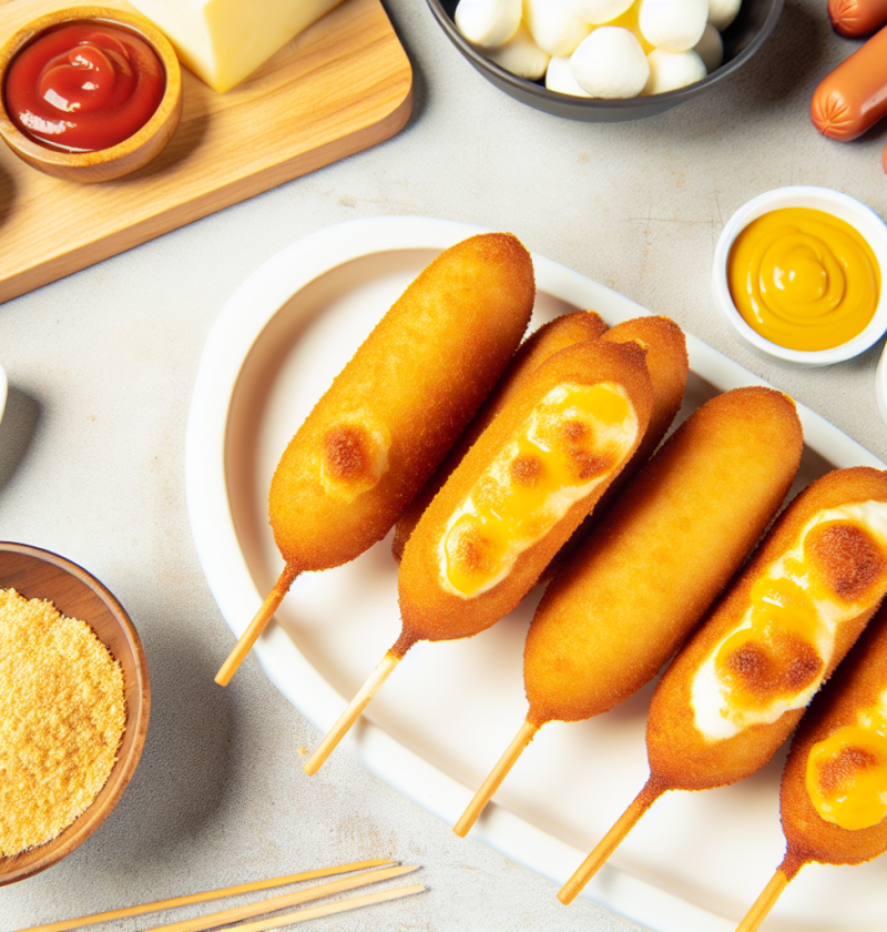 Irresistible Korean Corn Dog Cheese Pull Recipe You Must Try