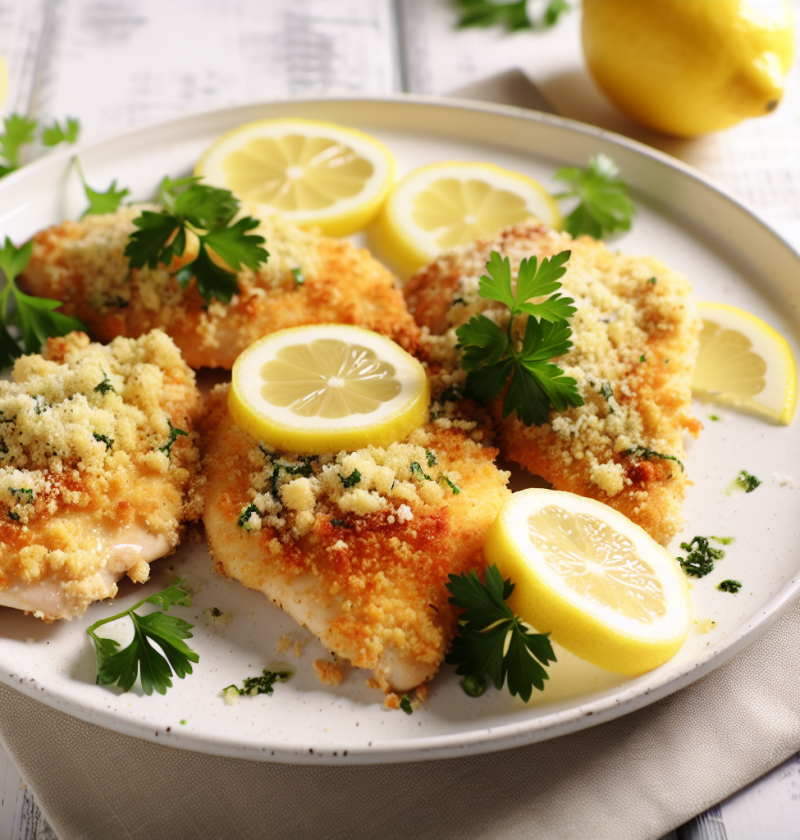 Irresistible Lemon Herb Parmesan Chicken - Cheesecake Factory Recipe Inside