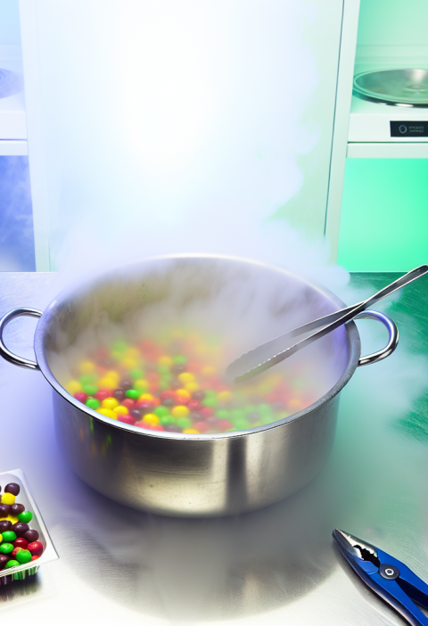 Make Liquid Nitrogen Skittles at Home – Easy Recipe!