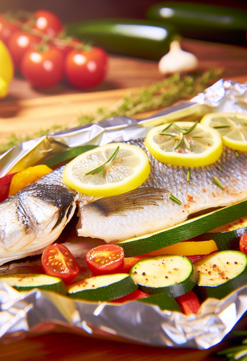 Oven Baked Sea Bass Fillets in Foil – A Must-Try Recipe