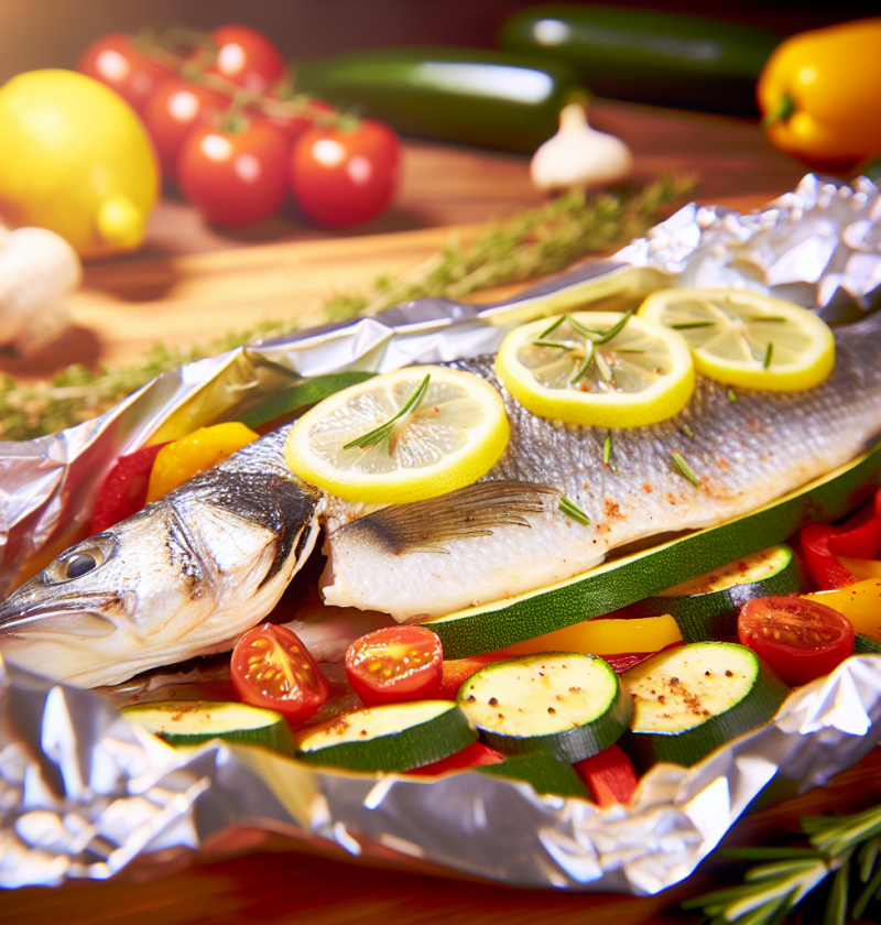 Oven Baked Sea Bass Fillets in Foil – A Must-Try Recipe