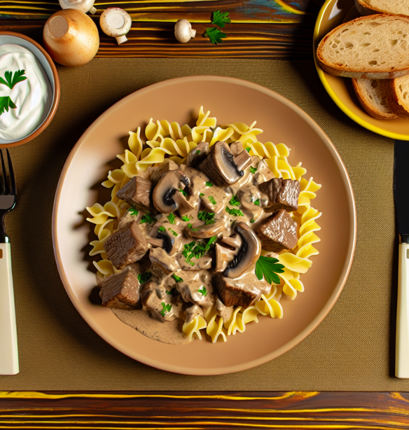 Delicious Beef Stroganoff Recipe with Cream of Mushroom Soup