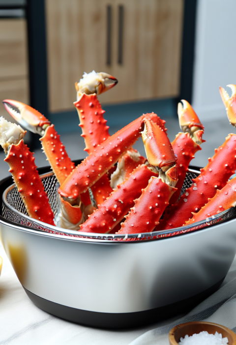 Perfectly Reheat Crab Legs in Air Fryer in Minutes