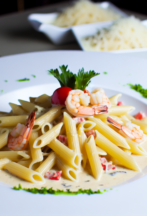 Irresistible Shrimp Bistro Pasta from Cheesecake Factory