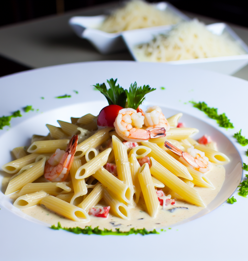 Irresistible Shrimp Bistro Pasta from Cheesecake Factory