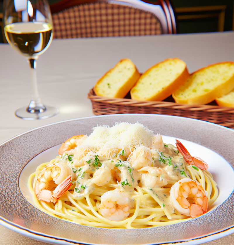 Delicious Shrimp Pasta Recipe from Cheesecake Factory