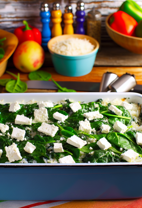 Delicious Spinach Feta and Rice Casserole Recipe You'll Love