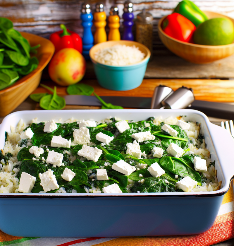 Delicious Spinach Feta and Rice Casserole Recipe You'll Love