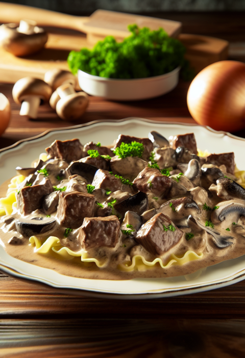 Delicious Stroganoff Recipe with Cream of Mushroom Soup