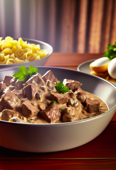 Delicious Stroganoff with Cream of Mushroom Soup Recipe