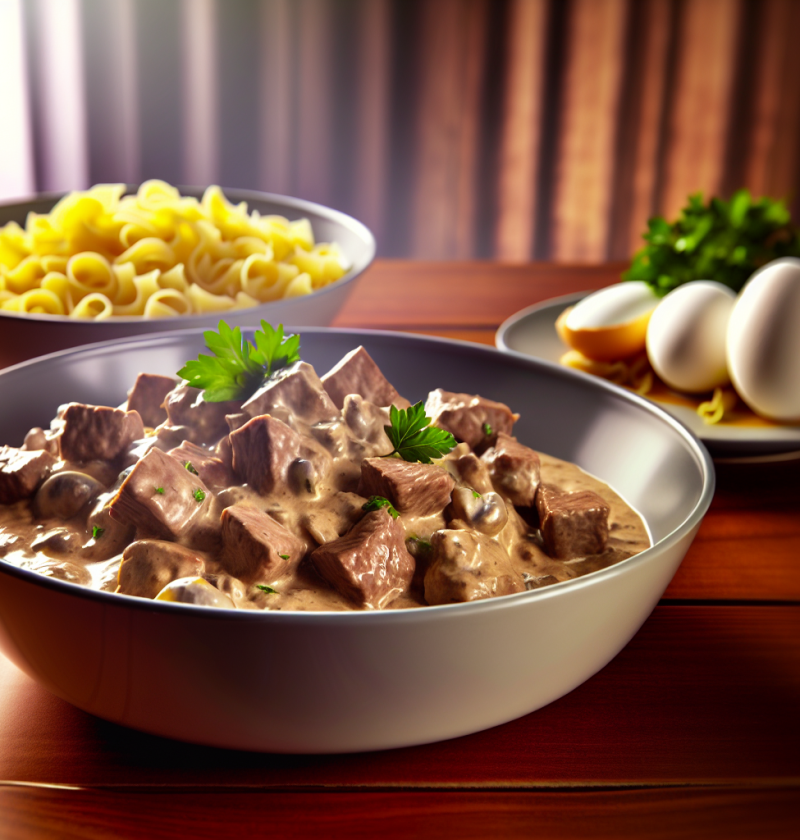 Delicious Stroganoff with Cream of Mushroom Soup Recipe